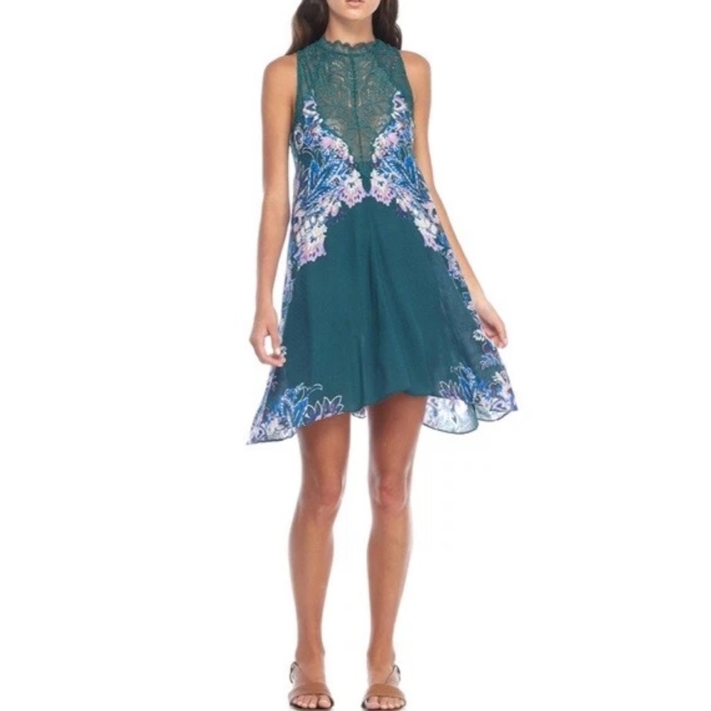 Free People nwot intimately Marsha printed slip dress - Picture 3 of 13